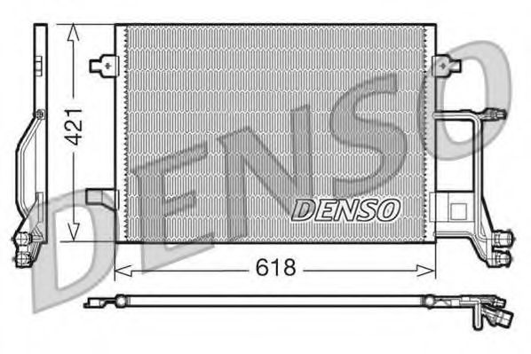 DCN02013 DENSO радиатор кондиционера