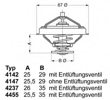 445580D WAHLER Термостат