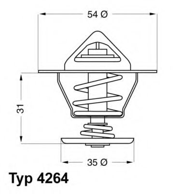 426487D WAHLER Термостат