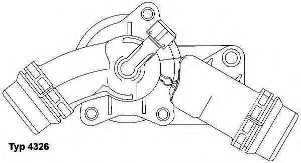 432697D WAHLER ТЕРМОСТАТ BMW E46E39E6X3X5