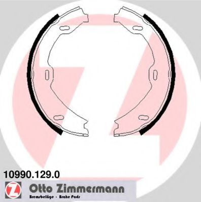 109901290 ZIMMERMANN Комплект тормозных колодок, стояночная тормозная с
