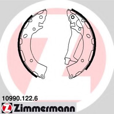 109901226 ZIMMERMANN Комплект тормозных колодок