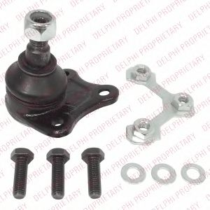 TC824 DELPHI Опора шаровая VAG A3/OCTAVIA/BORA/GOLF 4 -10 нижн. лев.