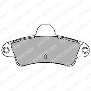 LP1242 DELPHI Колодки торм.диск.зад.Ford Mondeo l,ll 93-