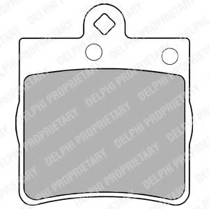 LP1403 DELPHI Колодки тормозные MB W202/W203/W210 -07 задн.