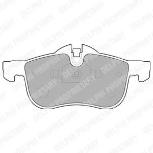 LP1521 DELPHI Тормозные колодки LP1521