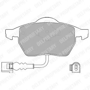 LP1525 DELPHI Тормозные колодки LP1525