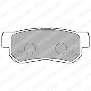 LP1539 DELPHI Тормозные колодки LP1539