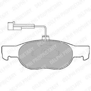LP1585 DELPHI Колодки торм.диск.пер. Fiat BravaMareaPunto 94-