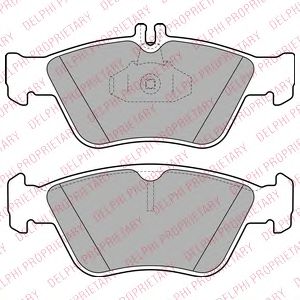 LP1588 DELPHI Колодки тормозные MB W202/W210 -02 перед.