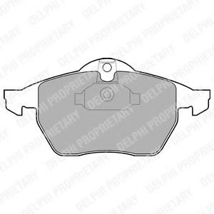 LP1600 DELPHI Колодки торм.диск.пер.Opel CalibraVectra BSaab 9 2,i 16V 93