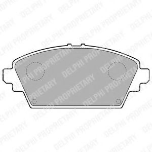 LP1732 DELPHI Тормозные колодки LP1732