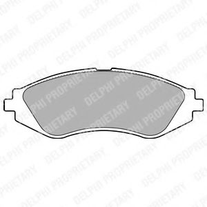 LP1779 DELPHI Колодки торм. пер.