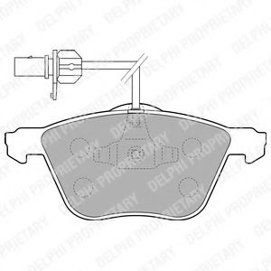 LP1801 DELPHI Тормозные колодки LP181