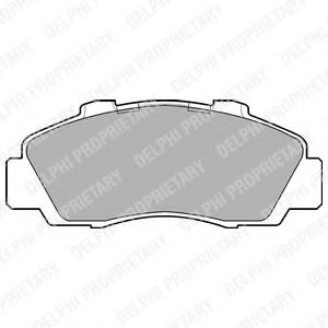 LP872 DELPHI Тормозные колодки LP872