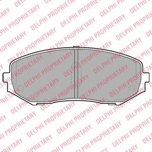 LP2001 DELPHI Тормозные колодки LP21