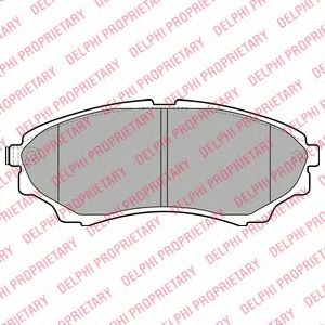 LP2036 DELPHI Колодки тормозные FORD/DA RANGER/B-SERIE/BT-50 99- перед. с датч.