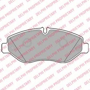 LP2039 DELPHI Тормозные колодки LP239