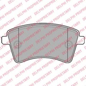 LP2078 DELPHI тормозные колодки