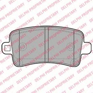 LP2084 DELPHI Колодки тормозные OPEL INSIGNIA 08- задн.