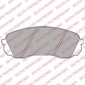 LP2094 DELPHI Тормозные колодки LP294