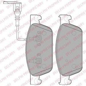 LP2199 DELPHI Тормозные колодки передние