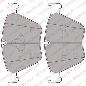 LP2210 DELPHI тормозные колодки