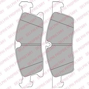 LP2298 DELPHI Колодки тормозные mercedes-benz ml w166 250-350 11- передние