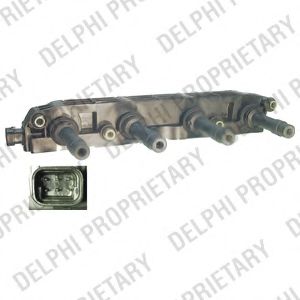 CE1000012B1 DELPHI Катушка зажигания CE1-12B1