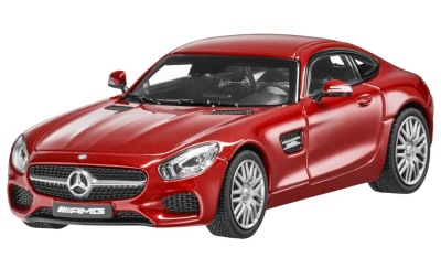 Модель автомобиля Mercedes-AMG GT S, Hyacinth Red Metallic, 1:43 Scale